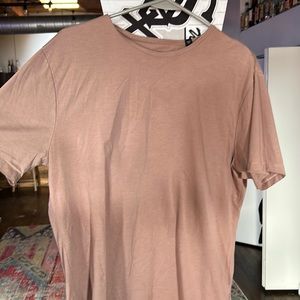 Cuts curve hem tshirt